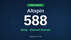 Altspin588 Giriş Adresi
