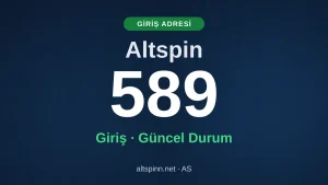 Altspin589 Giriş Adresi
