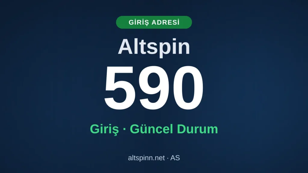 Altspin590 Giriş Adresi